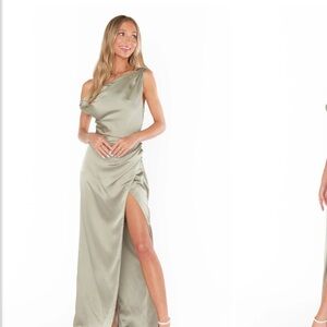 Show Me Your Mumu Jodie Dress Moss Green XL